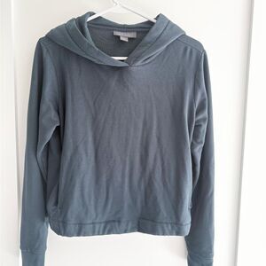 Free Fly Women’s Bamboo Fleece Hoodie Blue Lightweight Pullover size XS